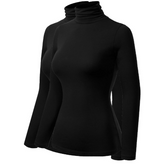 MixMatchy Women's 2-Pack Basic Long Sleeve High Turtle Neck Slim Fit Top Shirt