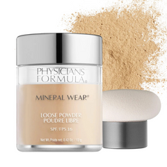 Physicians Formula Mineral Wear Loose Powder, Translucent Light, 0.49 oz, Foundation Makeup