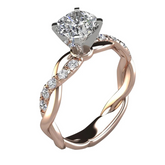 Best Sale! WEANT Womens 925 Sterling Silver Fashion Colorful Inlaid Ring Full Diamond Ring Jewelry Accessories Silver